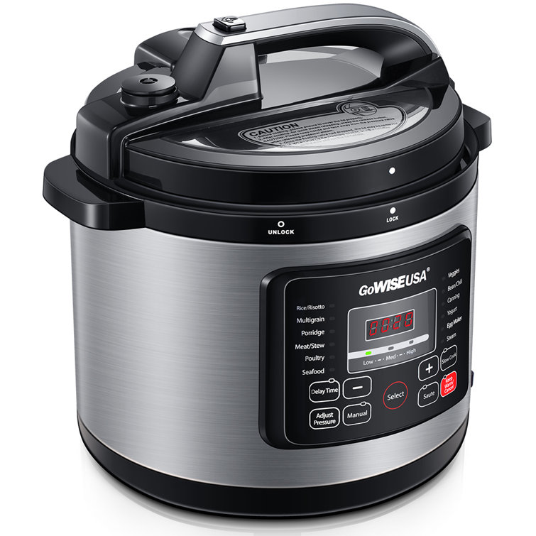 GoWISE USA Electric Pressure Cooker & Reviews Wayfair